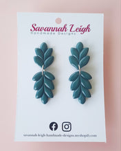 Load image into Gallery viewer, Amelia Earrings- Dark Green
