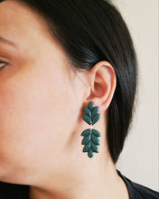 Load image into Gallery viewer, Amelia Earrings- Dark Green
