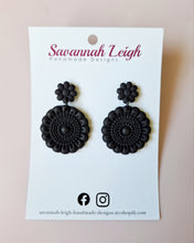 Load image into Gallery viewer, Soraya Earrings - Black
