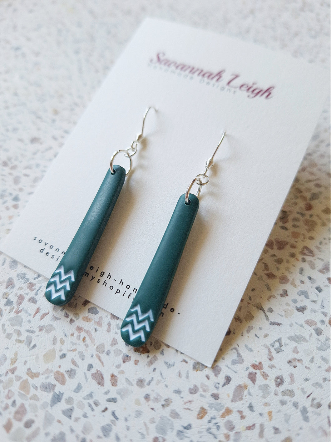 Kaokao Earrings- Dark Green