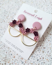 Load image into Gallery viewer, Chloe Earrings - Pink &amp; Burgundy
