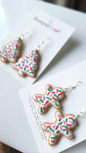 Load image into Gallery viewer, Gingerbread Man Cookie Earrings

