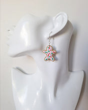 Load image into Gallery viewer, Gingerbread Man Cookie Earrings
