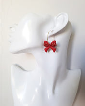 Load image into Gallery viewer, Bow Hoops- Ivory
