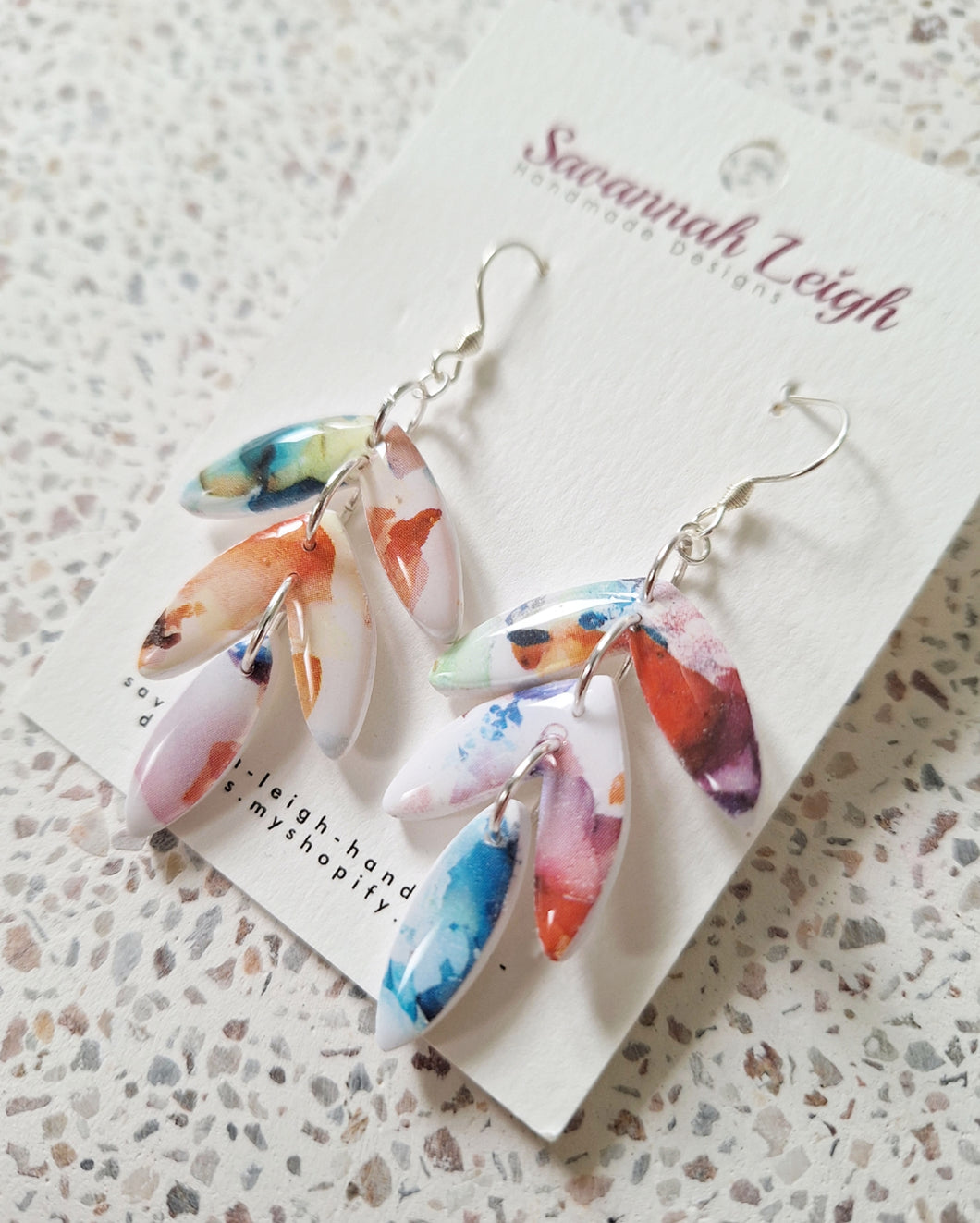 Ariel Earrings - Colourful