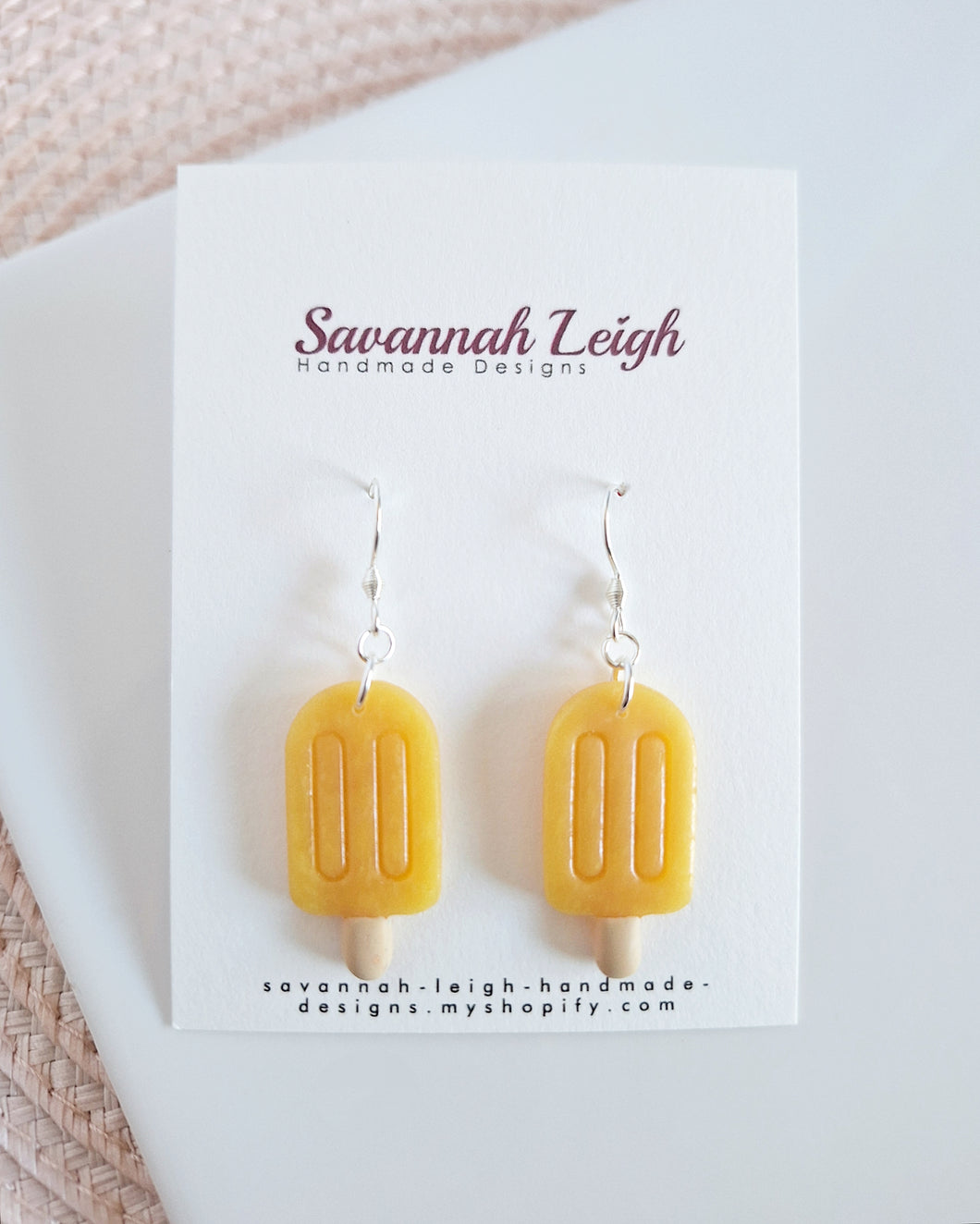 Ice Block Earrings- Tropical