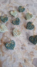 Load image into Gallery viewer, Kawakawa Hoops- Dark Green
