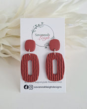 Load image into Gallery viewer, Roxanne Earrings- Rust
