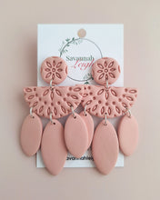 Load image into Gallery viewer, Abigail Earrings- Blush Pink

