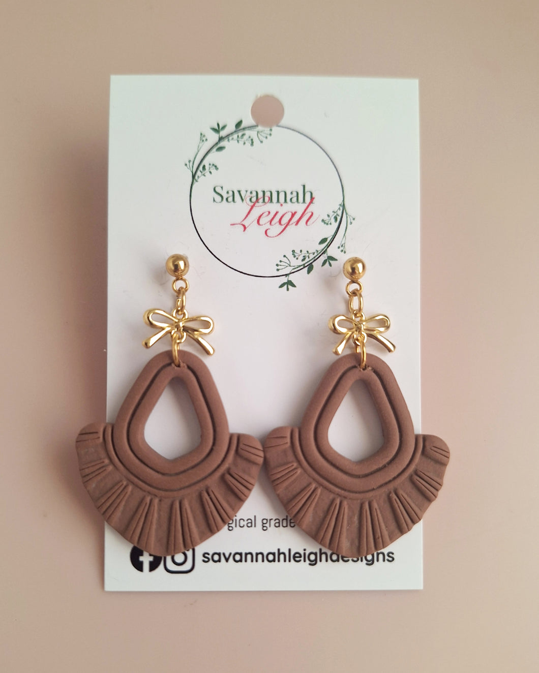 Tiana Earrings- Mocha