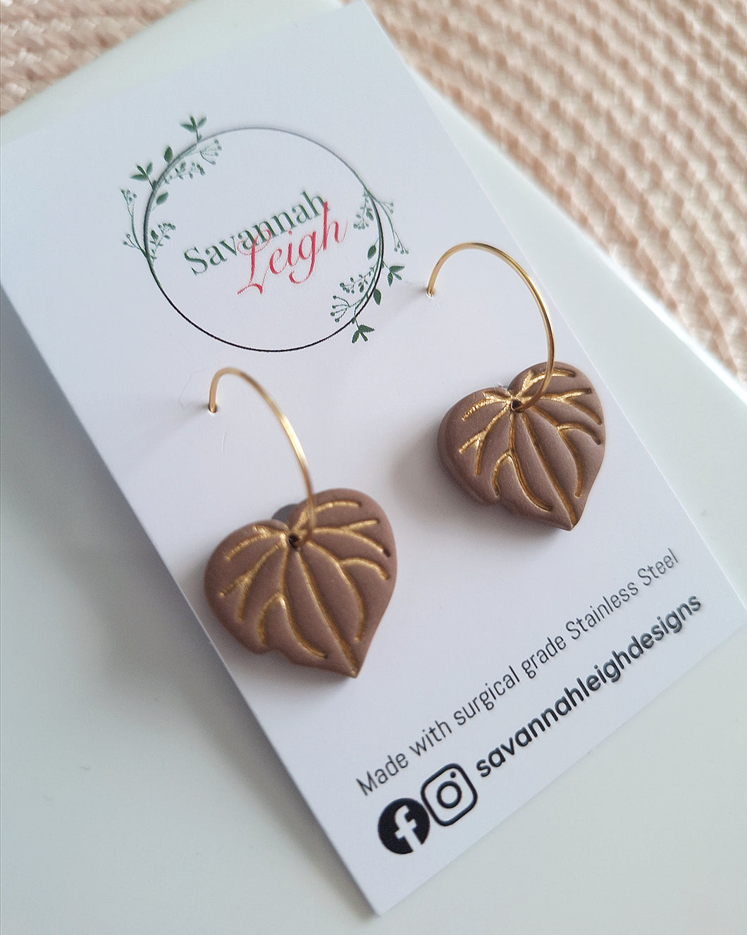 Kawakawa hoops- Brown