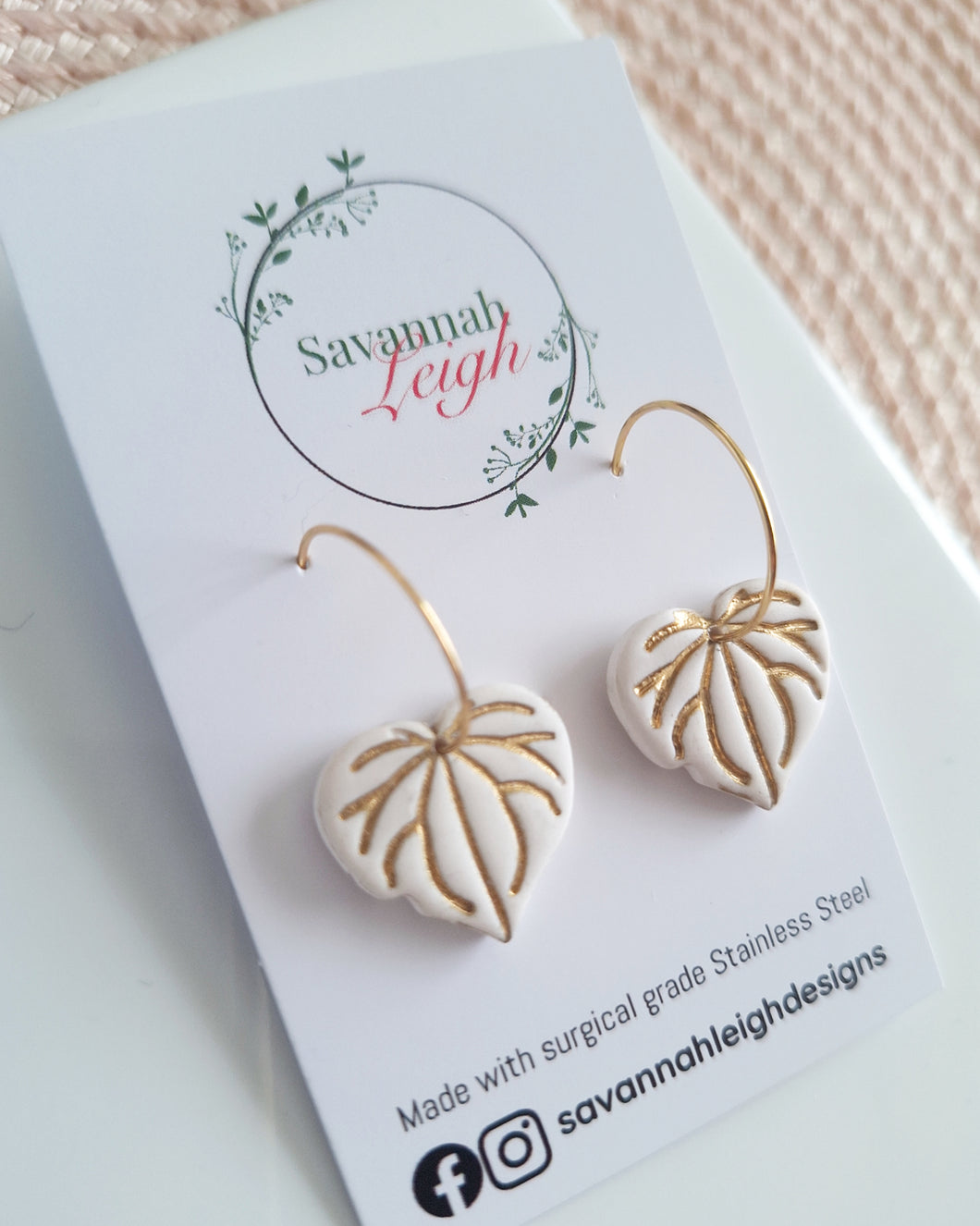 Kawakawa Hoops- White