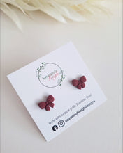 Load image into Gallery viewer, Wine Bow Studs
