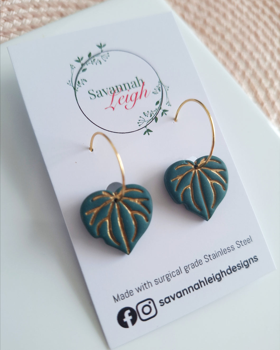 Kawakawa Hoops- Dark Green