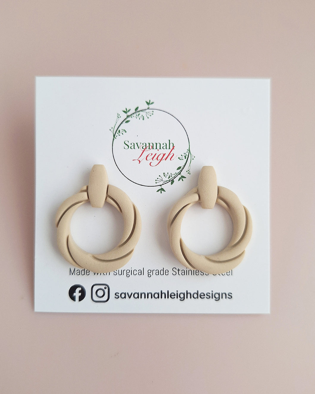 Bianca Studs- Ivory
